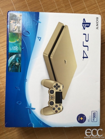 PS4 slim新版土豪金